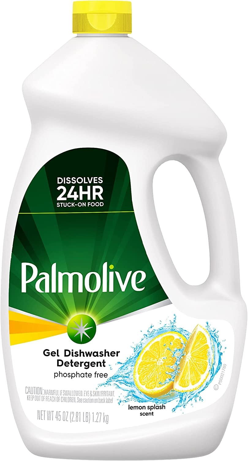 Palmolive Eco Dishwasher Detergent Gel, Lemon Splash 45 ounce Pack of