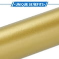thumbnail image 3 of Unique Bargains 1 Pc Car Wrap Film Vinyl Wrap Cover Universal Car Protective Exterior Interior Matte Gold Tone 10x152cm/0.3ft x 5ft, 3 of 7