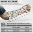 thumbnail image 6 of Jiueut Colorful Flower Arm Cast Cover Arm Cast Sleeve with Thumb Cover Size M Hand Cast Covers for Shower Adult Wrist Cast Cover for Shower Teens Long Full Arm Cast Protector, 6 of 7