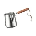 thumbnail image 2 of QualitChoice Cafetière Turque Multifonctionnelle en Acier Inoxydable Cuisine Bar Ménage 1000 ml pour Argent 350 ml, 2 of 6