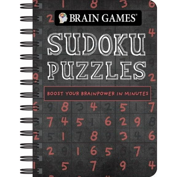 Brain Games - To Go Brain Games - To Go - Sudoku Puzzles (Chalkboard): Boost Your Brainpower in Minutes, (Spiral-Bound)