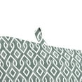thumbnail image 6 of Jordan Manufacturing 74" x 22" Lunasa Volcanic Gray Lattice Rectangular Outdoor Chaise Lounge Cushion with Ties and Hanger Loop, 6 of 9