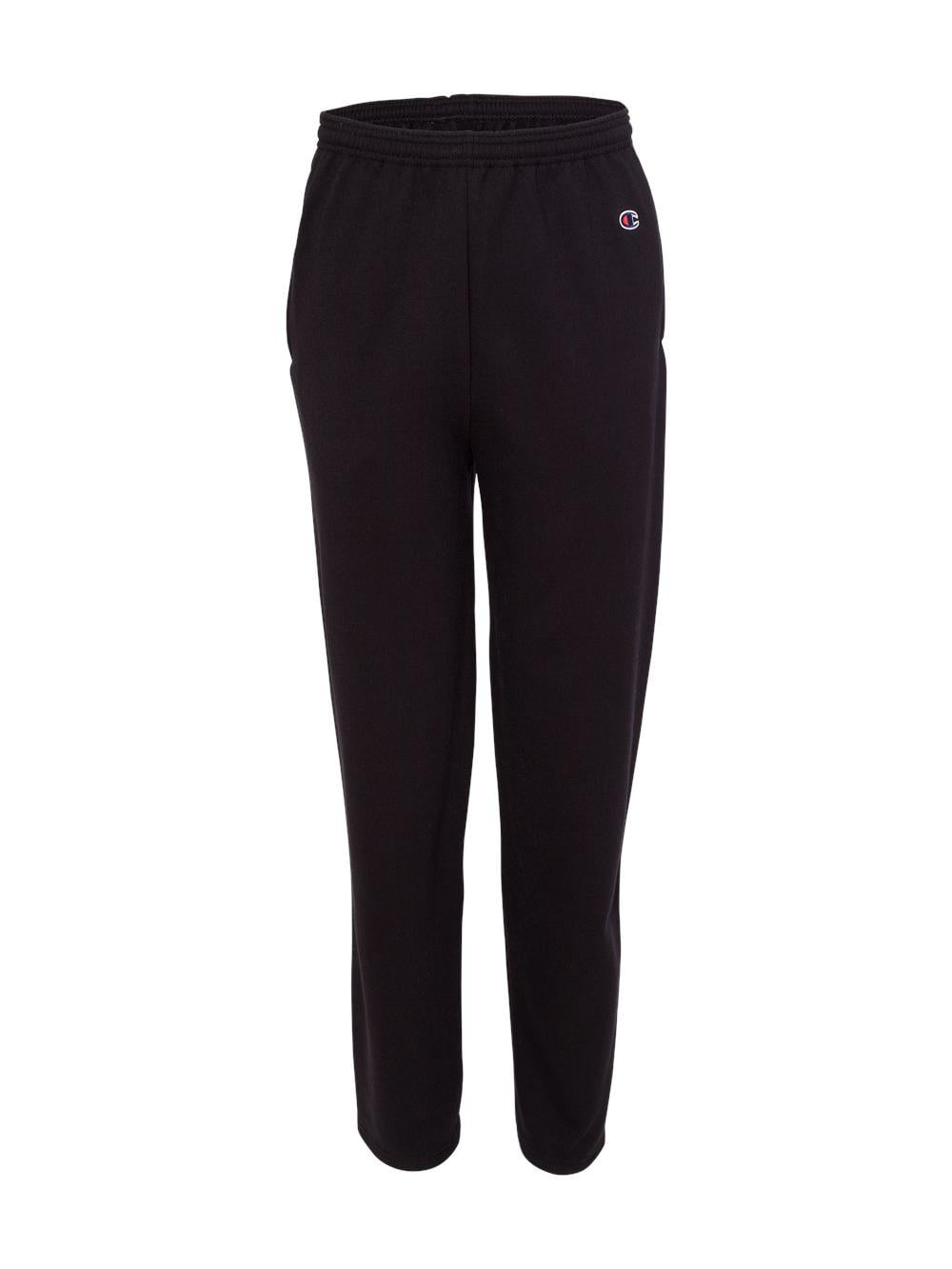 Champion Men's Double Dry Eco Open Bottom Sweatpants with Pockets