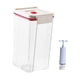 thumbnail image 2 of Contenedor al vacío, contenedores para preparación de comidas, contenedor de almacenamiento de alimentos multiusos apilable con bomba de vacío para 1240 ml, 2 of 8