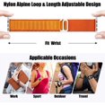 thumbnail image 4 of AL - Orange-Alpine Loop Strap Compatible with Apple Watch Ultra 41/40/38mm, Woven Strap Compatible for iWatch Series 8/7/6/5/4/3/2/1/SE, 4 of 5