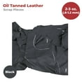 thumbnail image 2 of ELW Leather Scraps 2-3 oz .8-1.2 mmColor: Black - 25 LBS Genuine Cowhide Full Grain Leather Remnants for Crafts, Leather Material Supplies, Pieces, Upholstery, Garments, Furniture, Accessories, 2 of 7