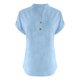 thumbnail image 4 of Camiseta informal de mujer con cuello en V y color liso - Tejido transpirable para el verano, fácil de combinar con vaqueros/pantalones, 4 of 5