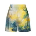 thumbnail image 4 of QUNYINEY Board Shorts Women Tie Dye Elastic Waist Casual Loose Summer Drawstring with Pockets Shorts, 4 of 5