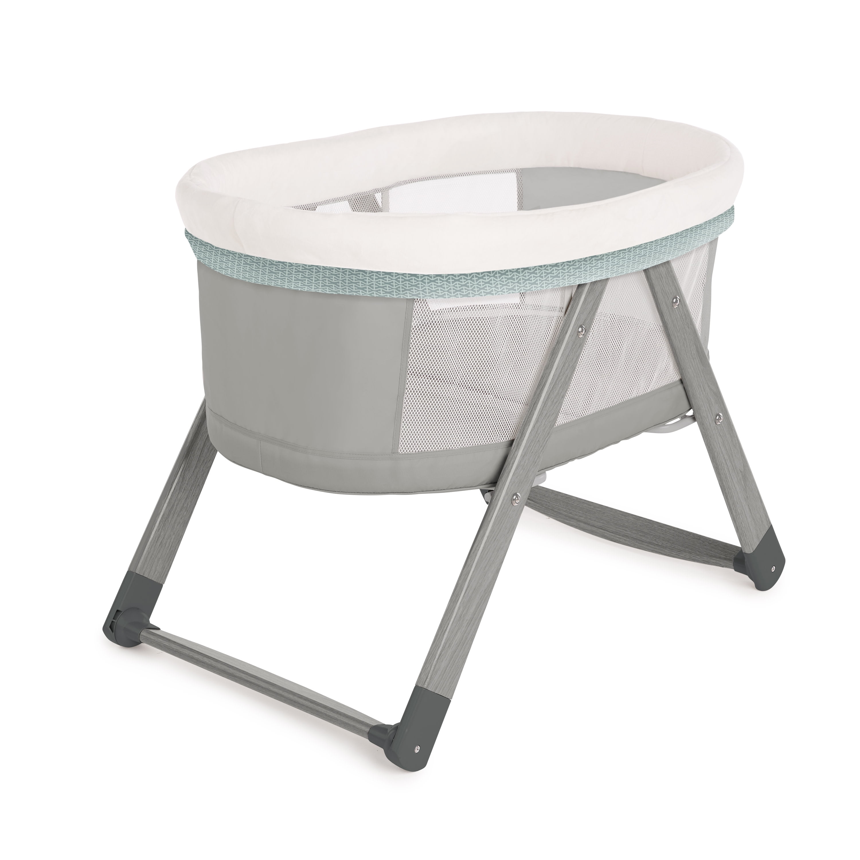 ingenuity wood foldaway rocking bassinet wallace