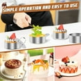thumbnail image 3 of Round Cake Ring Mold,Stainless Steel Ring Molds For Cooking,Cookie Rings Baking, 3 of 6