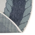 thumbnail image 5 of Unique Loom Outdoor Coastal Collection Area Rug - Anchor (4' Round Navy Blue/Light Blue), 5 of 12
