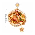 thumbnail image 3 of Christmas Suction Cup Window Light, Double-Layer LED Holiday Window Decor, Christmas Decor, B, 3 of 6