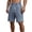 Light Blue, variant on Jean Shorts Men's Elastic Waist Denim Shorts Drawstring Relaxed Straight Leg Summer Casual Jean Shorts Black,M