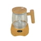 thumbnail image 4 of Taza de café de mezcla eléctrica taza de batidora eléctrica con montaña rusa más cálida 400 ml de tazas de café auto mezcla para el escritorio de la Madera, 4 of 8