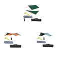 thumbnail image 3 of Toystoory Toldo de soporte para tienda de campaña, carpas de lona plegables multifunción, refugio solar a prueba de lluvia, fácil carpas Verde 3x4Conjunto de cortinas, 3 of 6