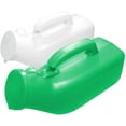 thumbnail image 6 of 1200ml Urinals for Men Thick Firm Portable Urinal, Urine Collection for Hospital, Incontinence, Elderly, Travel Bottle and Emergency (White + Green) 2 Packs, 6 of 7