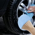 thumbnail image 5 of Monyance polishing pad Applicator Car Pads Wax Pad Microfiber Detailing Sponge Polishing Wash Polish Buffing Cleaning Fiber Round Pocket(5.12X5.12X0.98Inches), 5 of 10