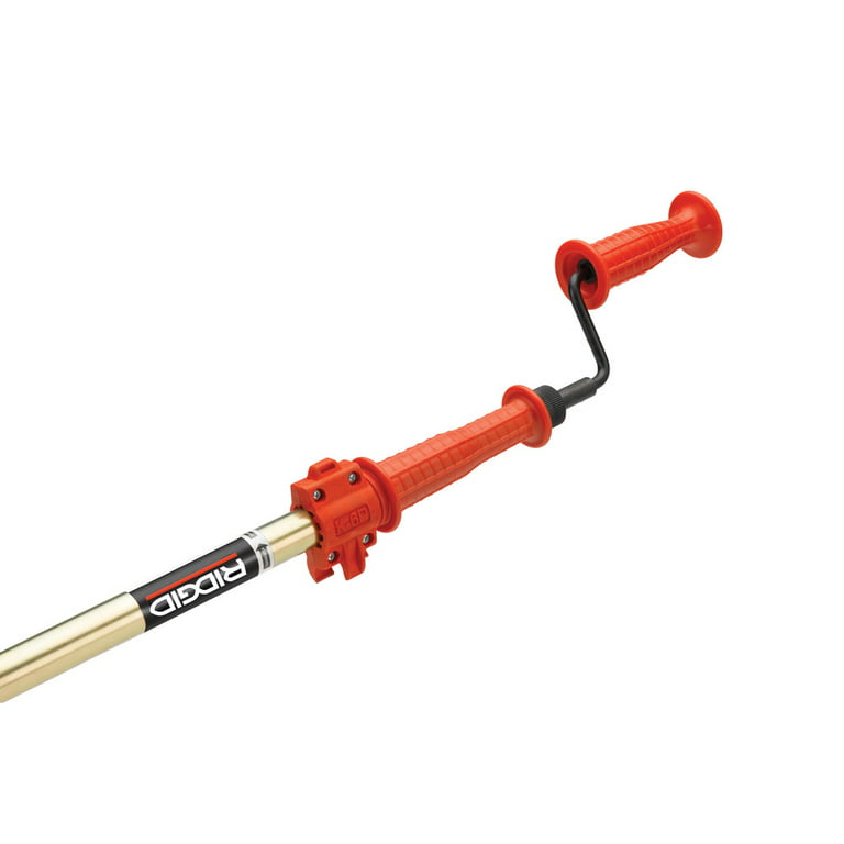 RIDGID 59797 K-6 Toilet Auger, 6-Foot Toilet Auger Snake with Bulb