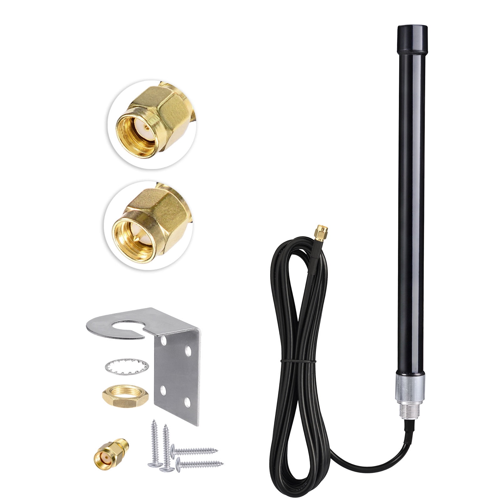 Eightwood Long Range 4G LTE Antenna Cellular Trail Camera Wall Mount Compatible with Spypoint Link Micro Covert Spartan Stealth Tactacam Muddy Wildlife Hunting Game Cam Outdoor Mobile Security Camera