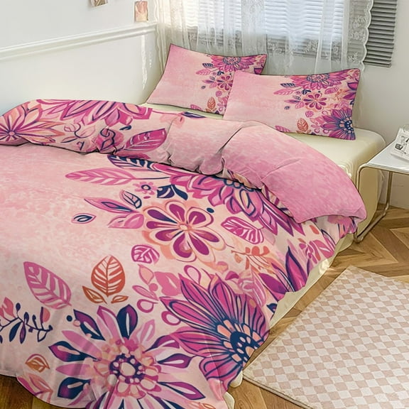 Bohemian Mandala (73) Duvet Cover Set Themed Multicolor Polyester Bedding Set for Bedroom Decoration