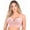 Pink, variant on Super Push Up Bra Smoothing Back Fat Bra with Support Comfortable Seamless T Shirt Bra Full Coverage Deep Cup Bra Brown 40DD