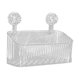 thumbnail image 4 of Carrito de ducha, organizador de ducha con ventosa, estante colgante para inodoro, cesta de ducha, estante flotante para baño para dormitorio y sala plata grande Macarena Organizador de ducha, 4 of 8