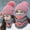 Pink, variant on Hat Female Winter Warm Woolen Hat Warm Cute Female Hat Three-piece Ear Protection Knitted Hat