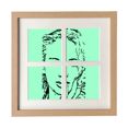thumbnail image 1 of simple mature euan girl Frame Wall Tabletop Display 4 Openings Picture, 1 of 3
