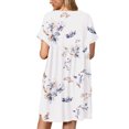 thumbnail image 4 of Dresses for Women's Casual Short Sleeve V-Neck Pockets Ladies Loose Dress, 4 of 4