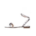 thumbnail image 3 of Womens Aldo Amelie Flat Ankle-Strap Sandals, Silver, 3 of 5