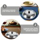 thumbnail image 5 of Tapa antisalpicaduras de repuesto para sartén de acero inoxidable, tapa redonda para wok, tapa metálica para freír, 5 of 7