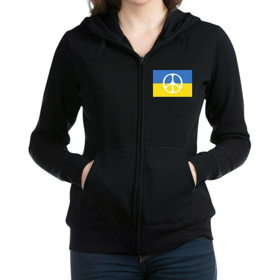CafePress - Pray For Peace In Ukraine Sweatshirt - Women's Zip Hoodie