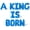 Blue, variant on Letter Balloons - A KING IS BORN 16" Inch Alphabet Letters Foil Mylar Balloon Christmas Party Banner (Green)