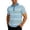 Sky Blue, variant on Polo Shirts For Men Short Sleeve Knit Stripe Casual Summer Fit Business Leisure Golf Shirts