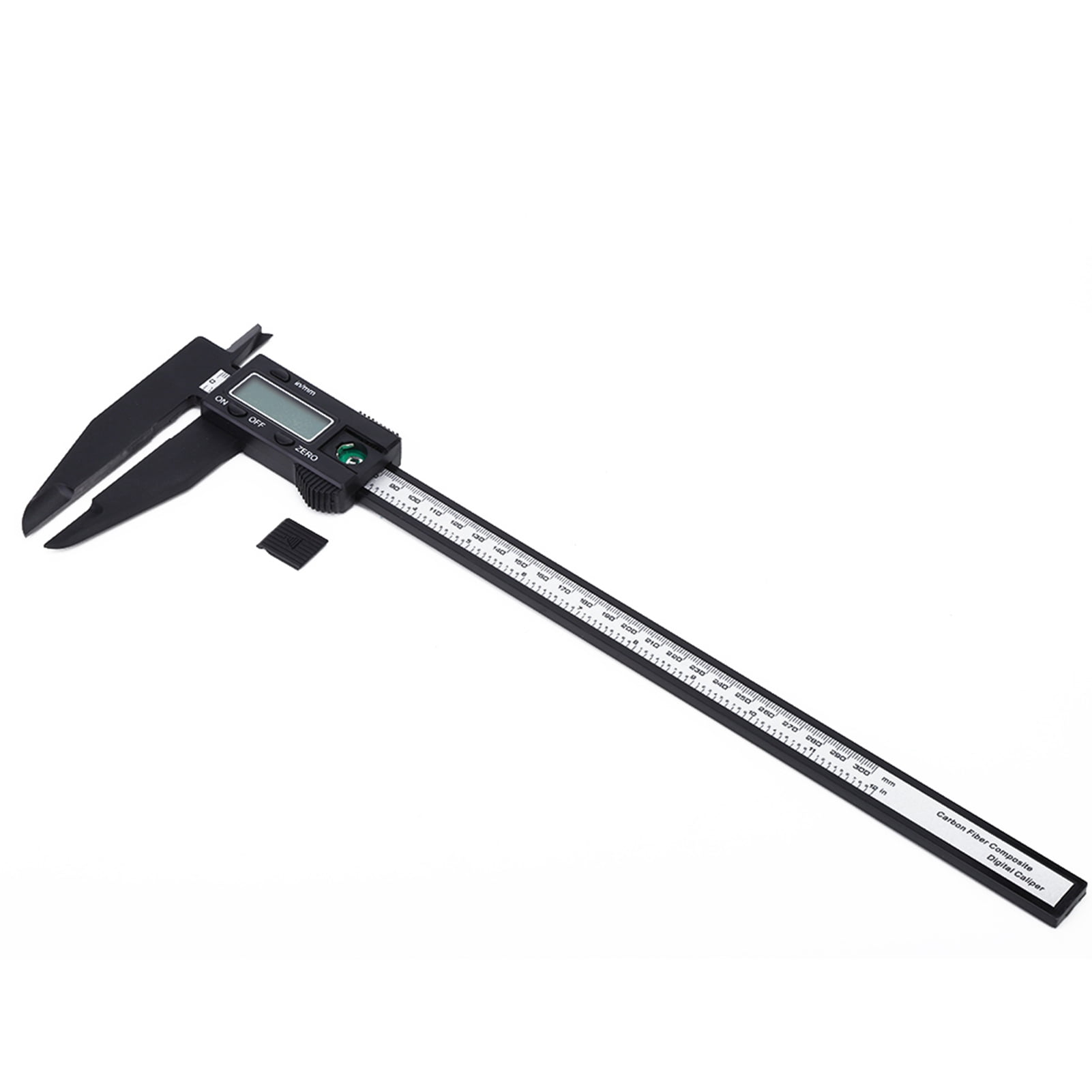 Professional Digital Electronic Caliper 12 Inch Carbon Ruler Long Jaw Vernier Measuring Tool with High Accuracy LCD Screen Metric Imperial Conversion Clear Key for Precise Blueprint DIY Carpentry