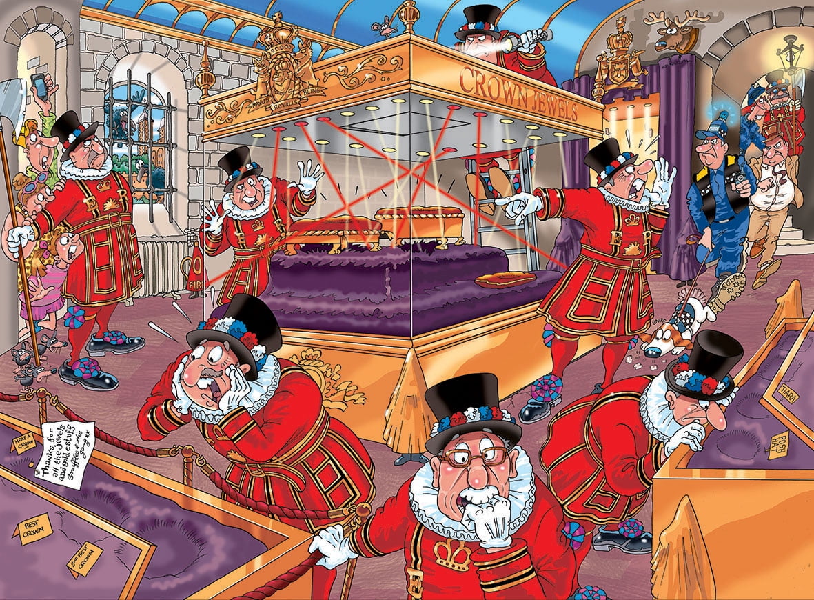 Jumbo Wasgij Mystery 12: The Unusual Suspects 1000 Piece Jigsaw Puzzle