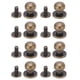 thumbnail image 3 of Juego de 50 remaches de metal con forma de monje redondo, con forma de cabeza redonda y tachuelas, calidad inigualable, 3 of 14