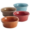 Rachael Ray 4-Piece Cucina Stoneware Dipping Cup Set Assorted