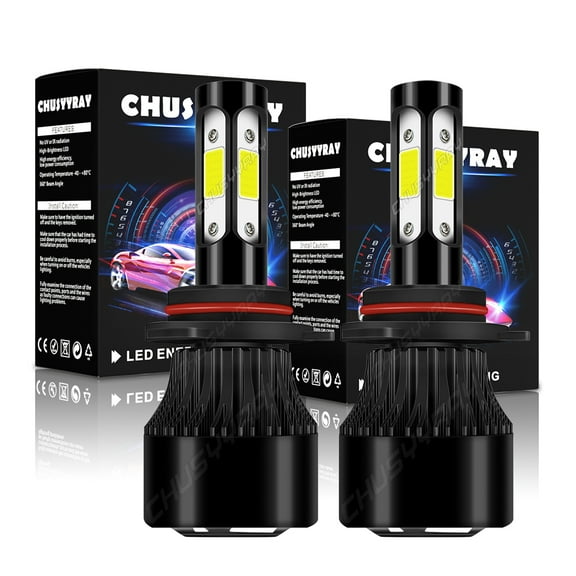 2x 4Side 9006 HB4 LED Headlight Bulb Low Beam 6000K for Honda Civic 2006-2014 2015