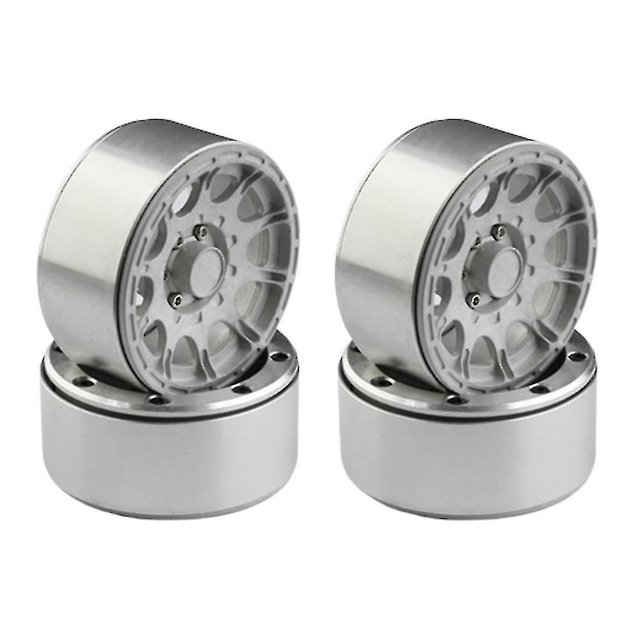 4 cubos de rueda de llantas Beadlock de metal de 1,9 pulgadas, 1