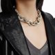 thumbnail image 3 of Domineering Chunky Necklace, Men's And Women's Fashion Double Strand Chunky Chain Choker---Product code 36591, 3 of 5