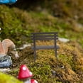 thumbnail image 4 of GOOHOCHY 2pcs Miniature Park Bench Ornaments for Scene Layout and Tabletop Photo Shoot Props, 4 of 8