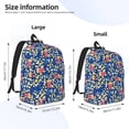 thumbnail image 4 of Daiia Cute Popcorn Vintage Canvas Backpack for Men and Women ,Hiking Backpack,Travel Laptop Bag for School,Large Capacity Backpack, 4 of 8