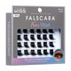 thumbnail image 2 of KISS Falscara Multipack pestañas postizas grupos de pestañas de visón sintético de 0.472 in-0.551 in-0.630 in incluye 24 mechones aptos para lentes de contacto, pestañas de tira reutilizables fáciles, 2 of 5