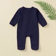 thumbnail image 4 of JUMEYU Baby Jumpsuit Winter Baby Clothes for Girls and Boys, Baby Romper Super Soft Fabric 0 3 6 9 12 18 24 Months (Navy,0-3 Months), 4 of 4