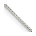 thumbnail image 7 of 925 Sterling Silver 1mm 8 Side Diamond-cut Box Chain 16 Inch, 7 of 7