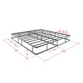 thumbnail image 2 of East West Furniture Dothan Traditional Metal King Bed Frame in Black, 2 of 6
