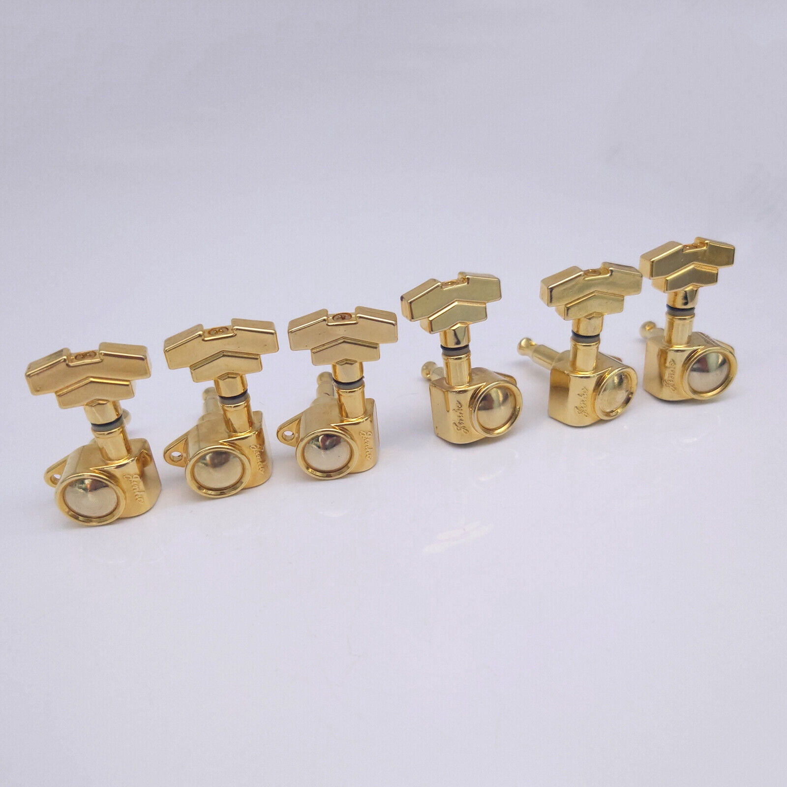 Guitar Tuners Guitar Tuning Pegs Set 3L3R Gold 18:1 Gears 109 Series for 3L3R String Electric Guitars Replacement Parts