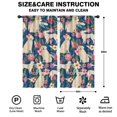 thumbnail image 2 of Blackout Kids Curtains,Golden Retriever and Floral Childrens Insulated Curtains Set Of 2,Bedroom Essentials,Toddler Room Decor 42x84in(106x213cm), 2 of 4