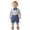 Z62 Blue, variant on Mifsaly Baby Boys 2 Piece Gentleman Outfit Set Polka Dot Button Down Shirts and Shorts with Suspender Newborn formal Suit for Baptism Birthday Party Photo Shoot